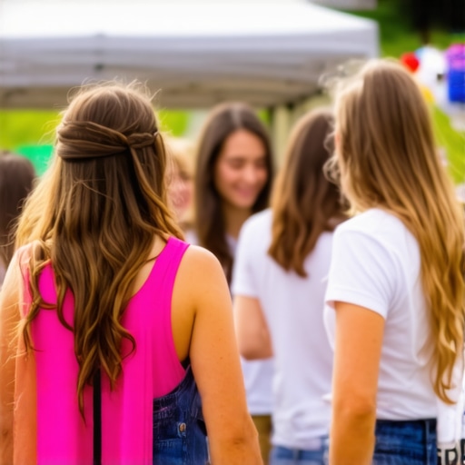 Business participating in community event to boost local visibility