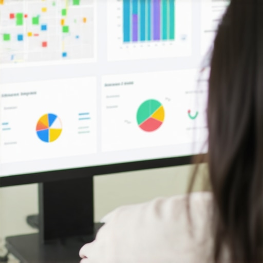 Person analyzing local SEO and call tracking analytics on a computer.