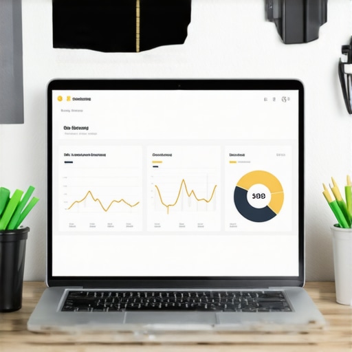 Workspace with SEO analytics and tools for maintaining local call SEO