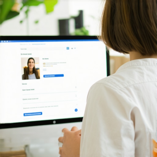 Business owner editing GMB profile showing contact info and call-to-action prompts.