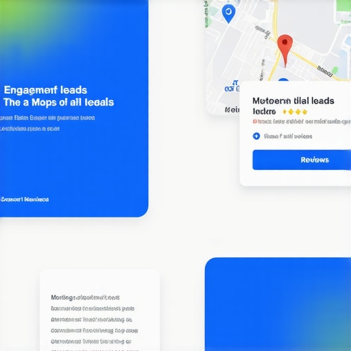 Illustration of factors influencing Google Maps phone leads such as reviews, timing, and user interactions.