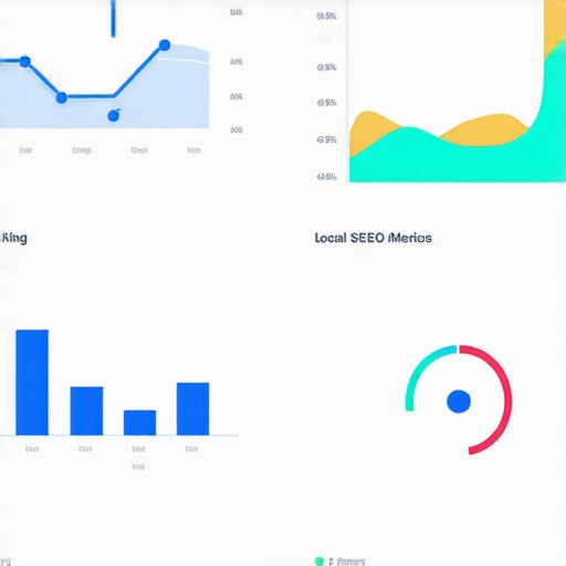 Monitoring Local SEO Metrics A dashboard with analytics tracking local search and call volume performance.