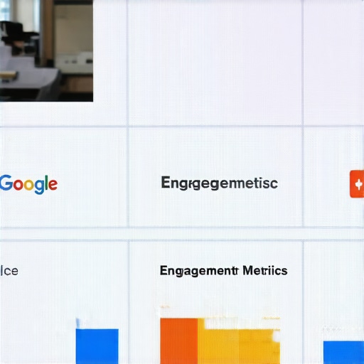 Screenshot of a fully optimized Google My Business profile showing high engagement metrics.