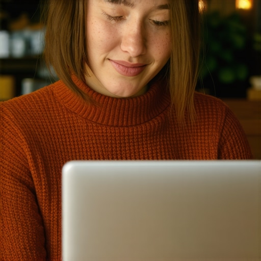 Engaged Business Owner Responding to Reviews A business owner actively interacting with customer reviews on their laptop